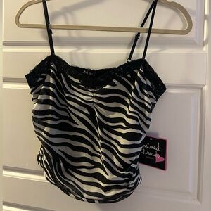 Zebra Print Women's Top